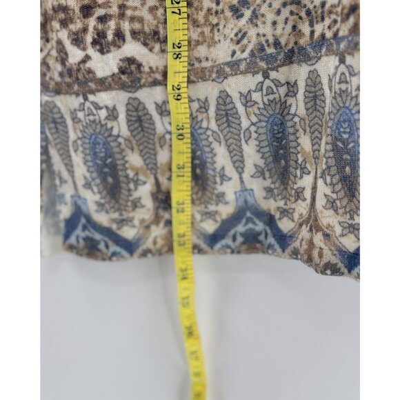 NWT Chico’s Women’s Open Front Floral Cheetah Cardigan Sz 1 Long Sleeve Boho - Picture 10 of 11